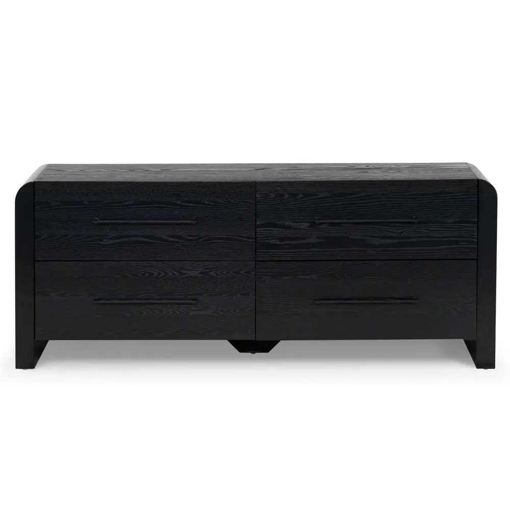 Katrina Wood 4 Drawer Dresser