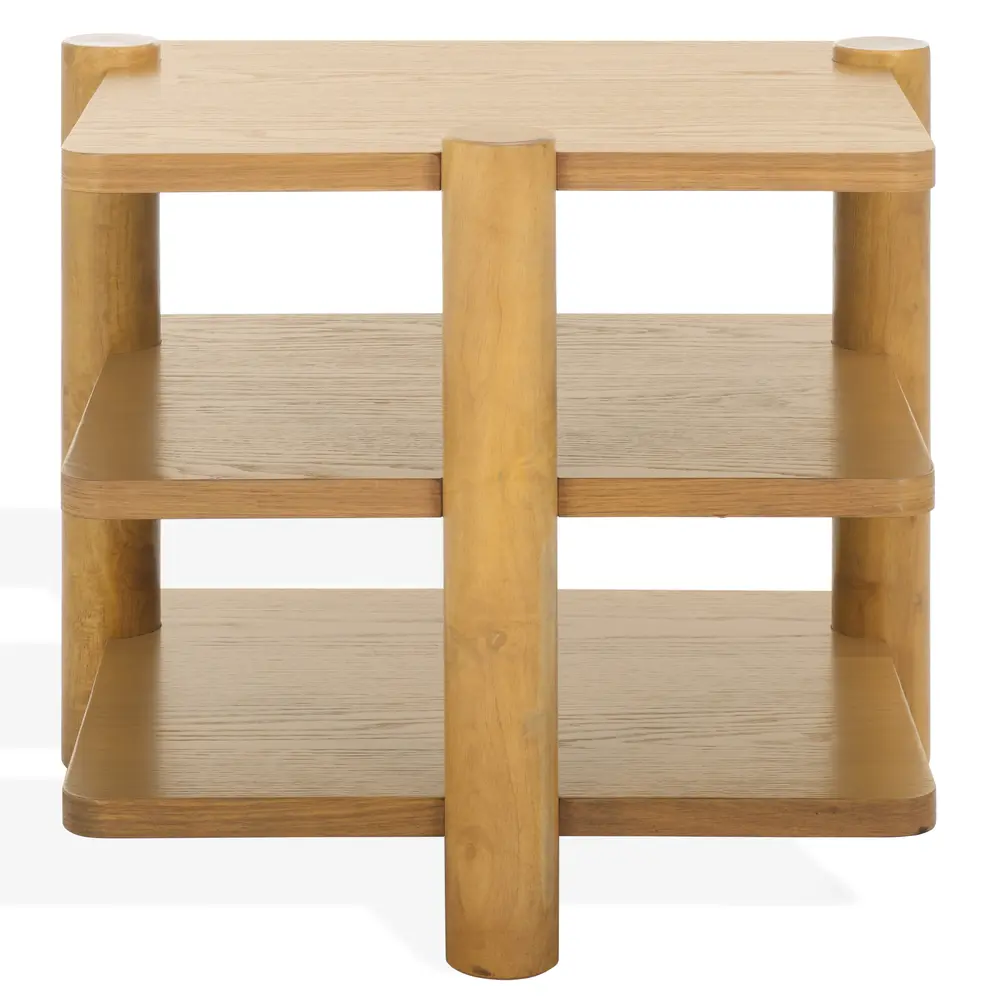 Edisyn 3 Shelf Wood Accent Table