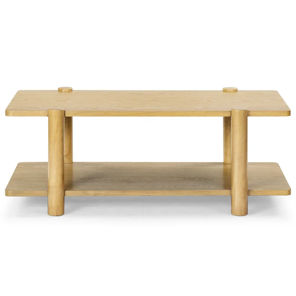 Edisyn 2 Shelf Wood Coffee Table
