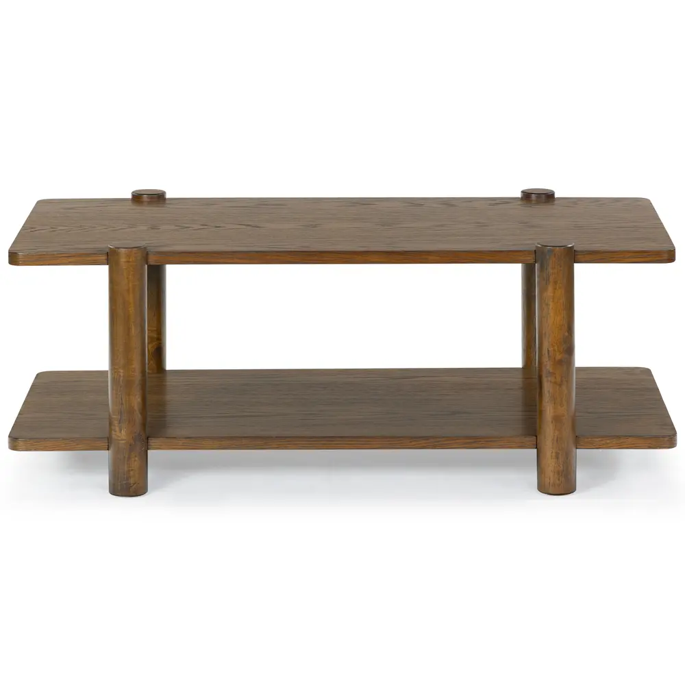 Edisyn 2 Shelf Wood Coffee Table