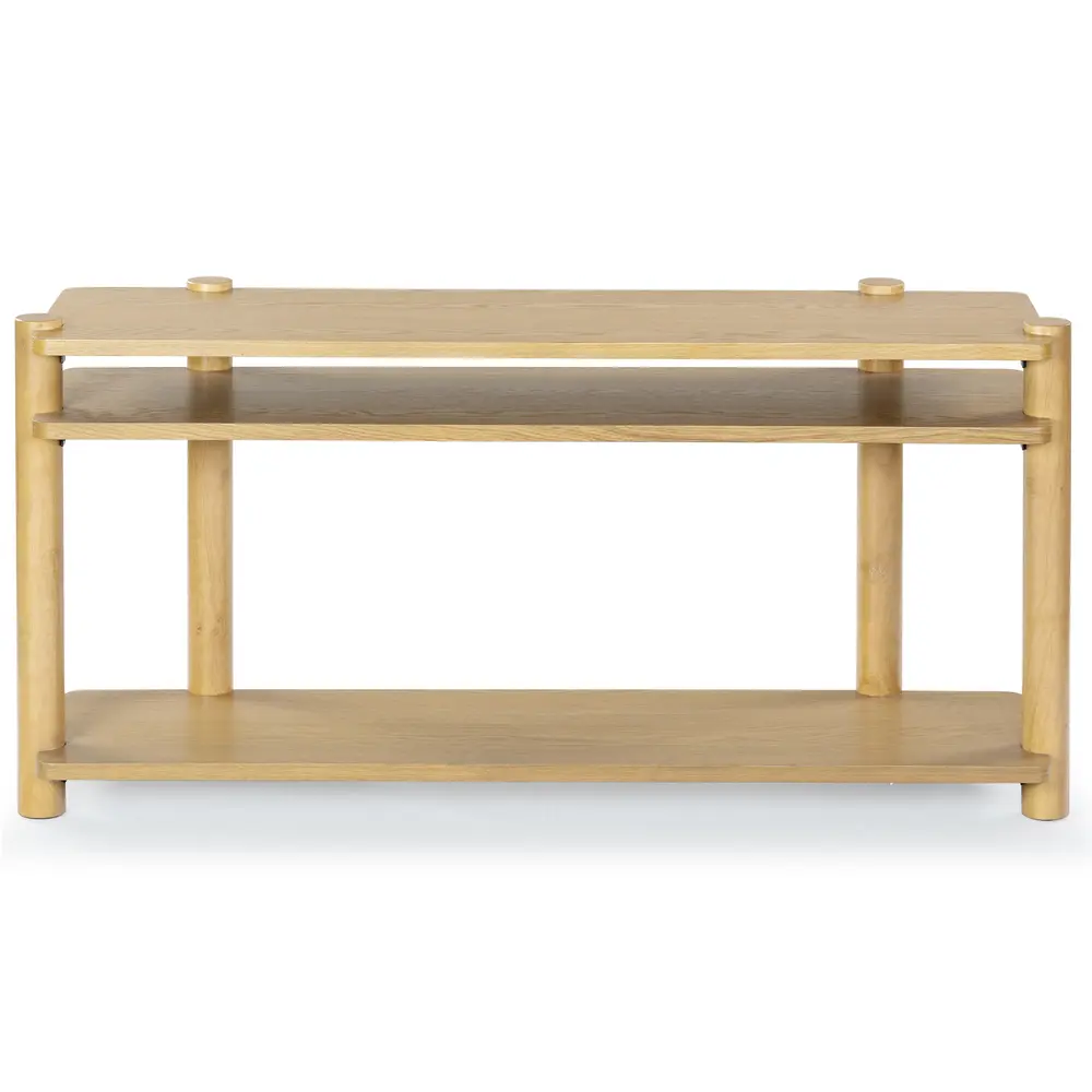 Edisyn 3 Shelf Wood Console Table