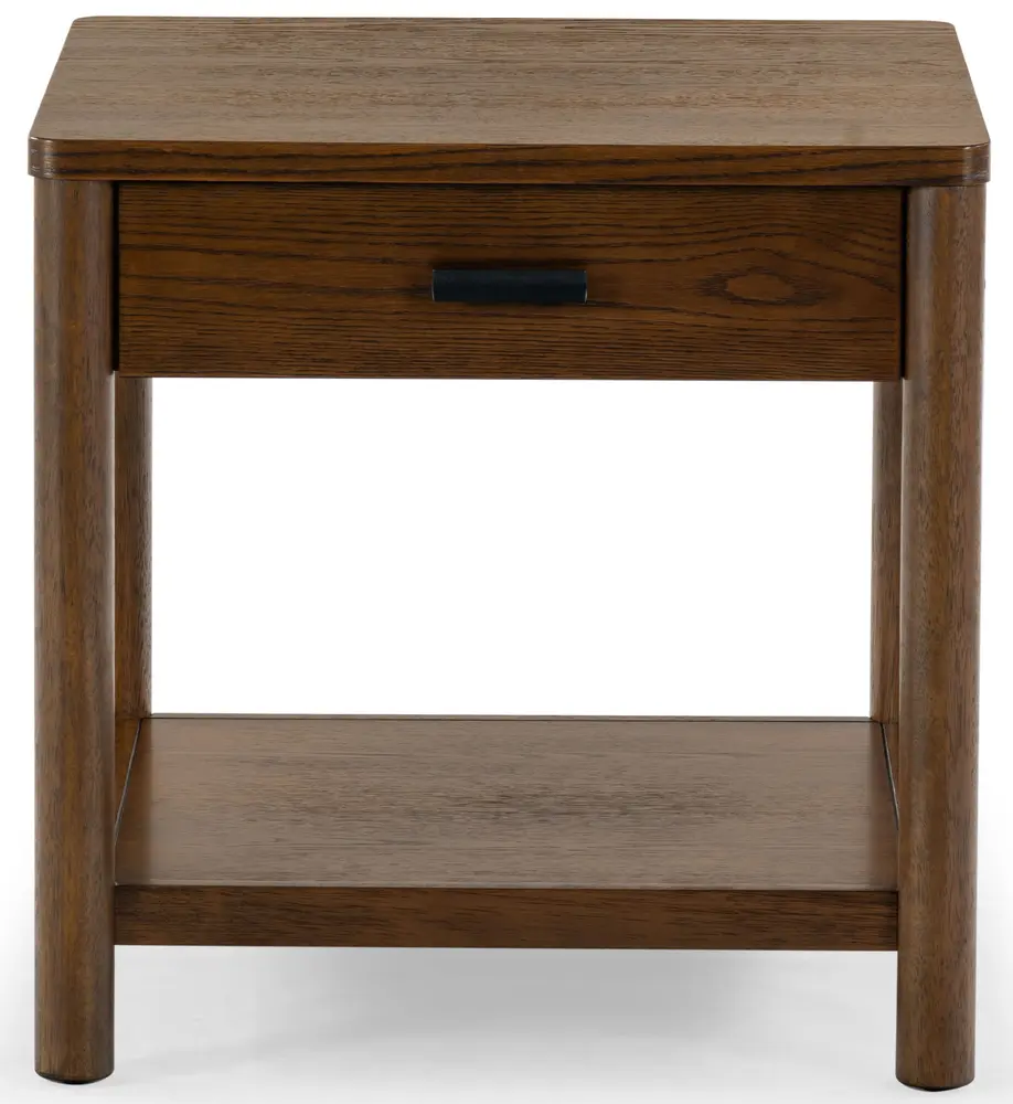 Jaylessa Wood 1 Drawer End Table
