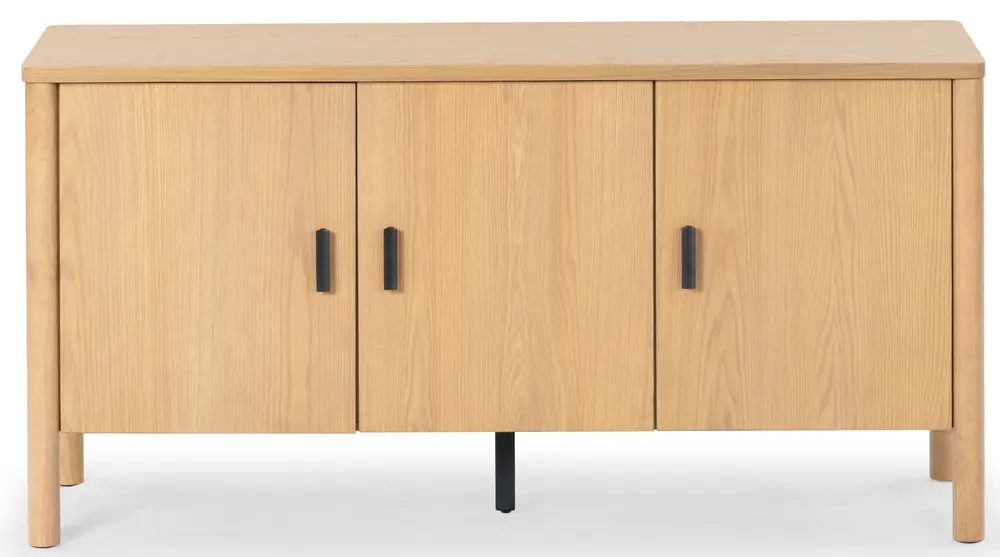 Jaylessa Wood 3 Door Sideboard