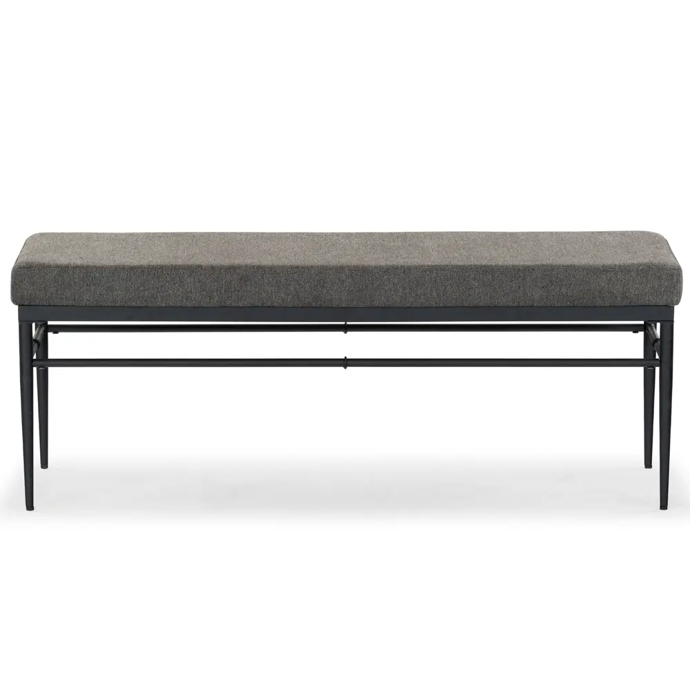 Theabella Linen And Metal Bench
