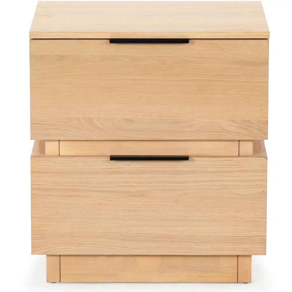 Titus 2 Drawer Stacked Nightstand