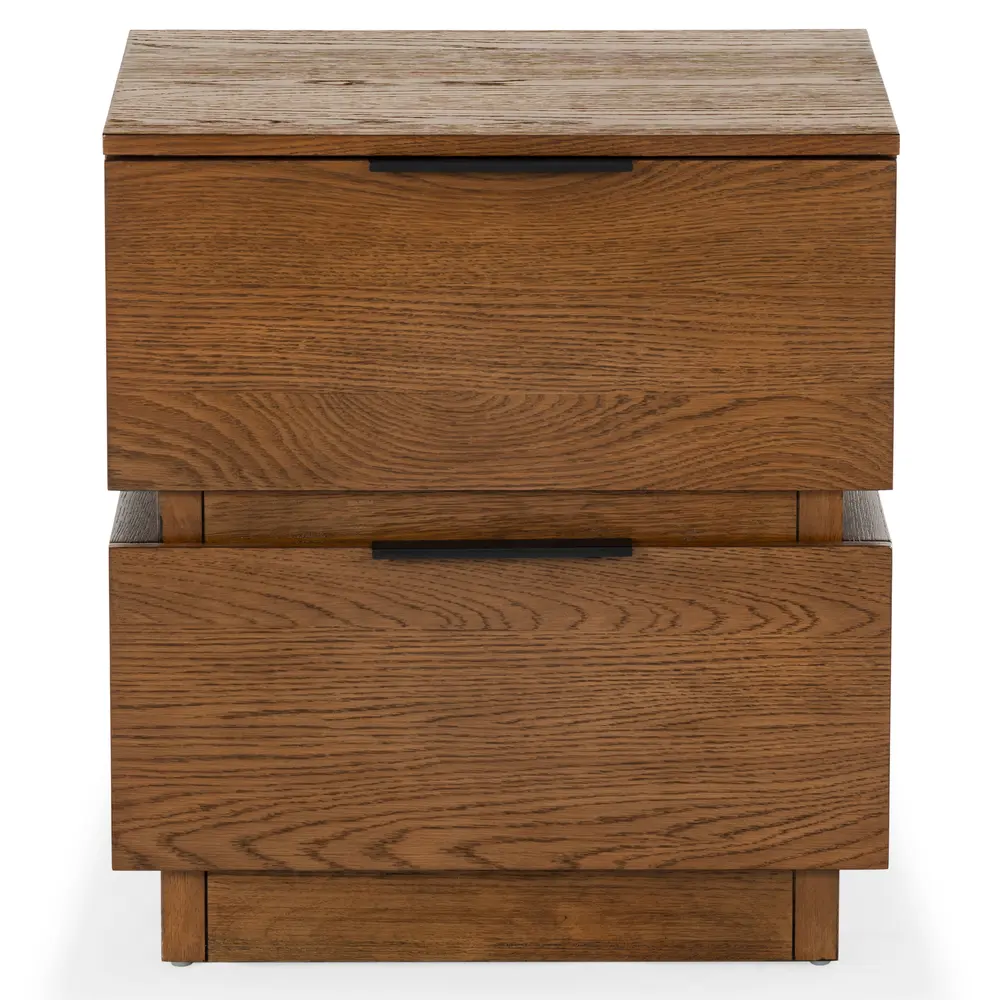 Titus 2 Drawer Stacked Nightstand