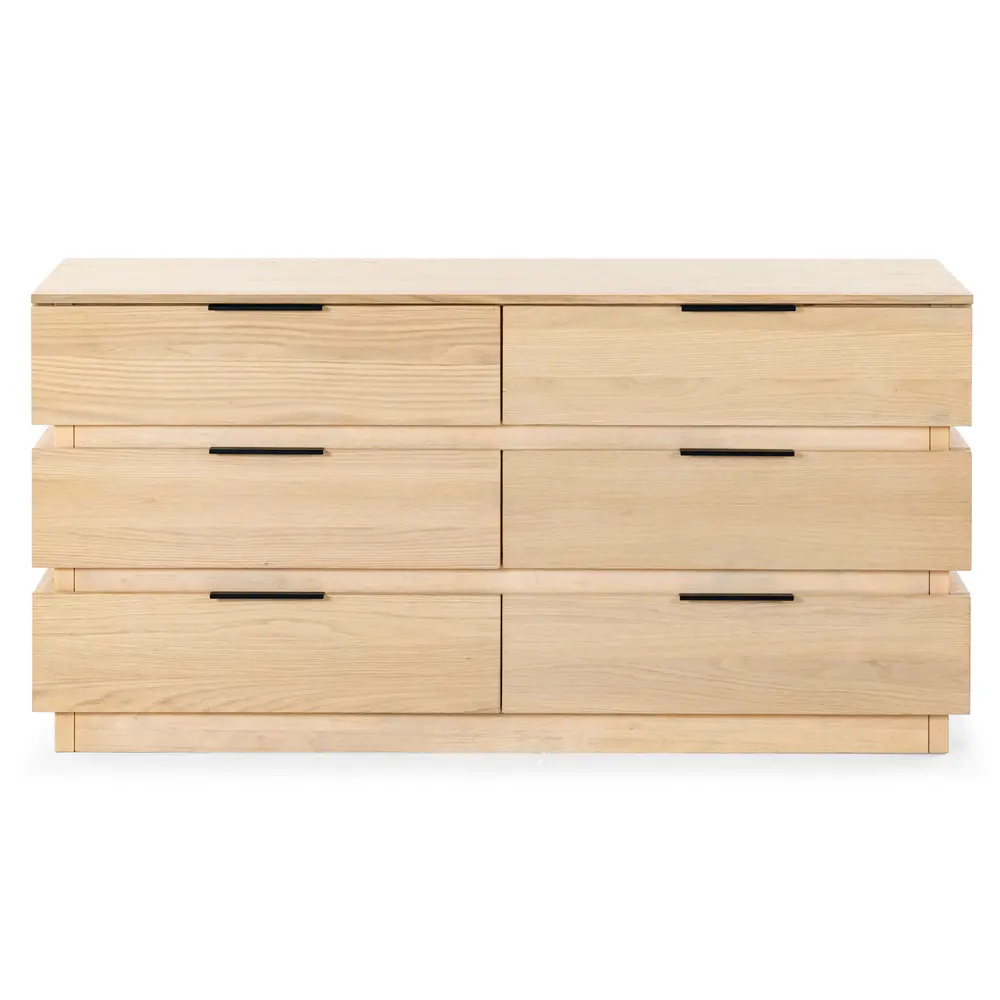 Titus 6 Drawer Stacked Dresser