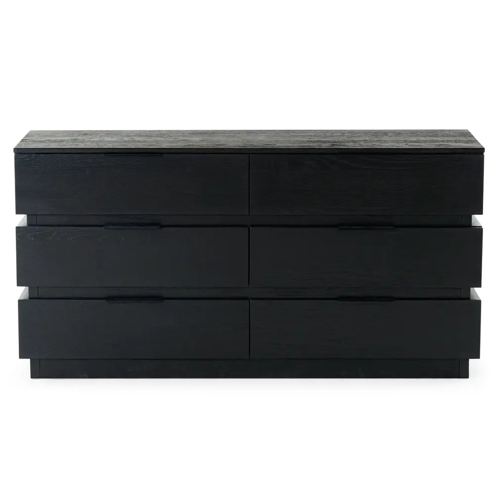 Titus 6 Drawer Stacked Dresser