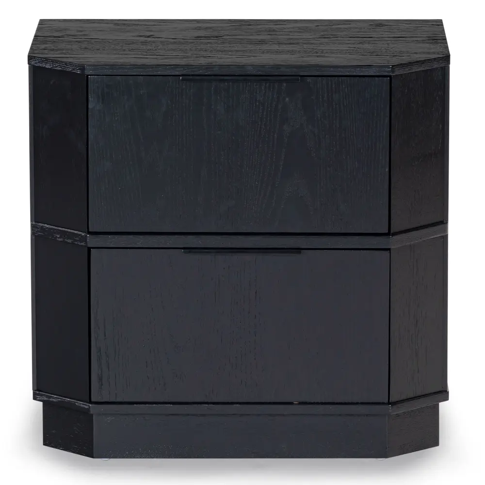 Aerilyn Curved Front 2 Drawer Nightstand