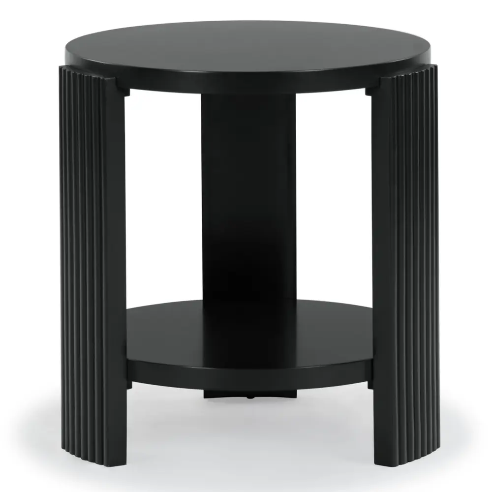 Liabella Round Wood Accent Table