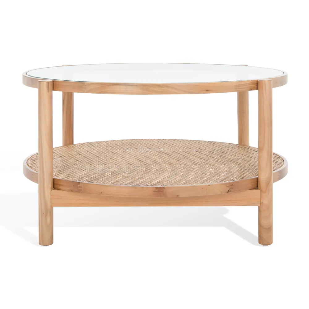 Karyna Rattan And Glass Coffee Table