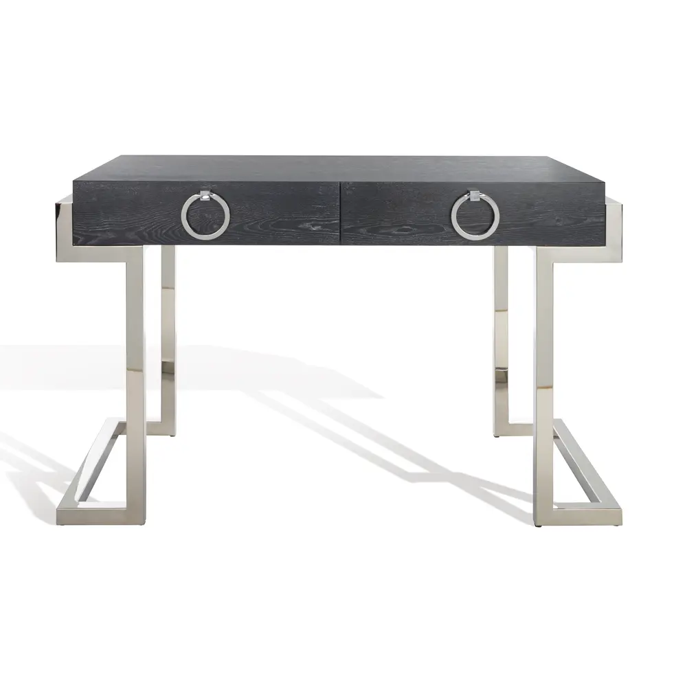 Maia 2-Drawer Lacquer Desk