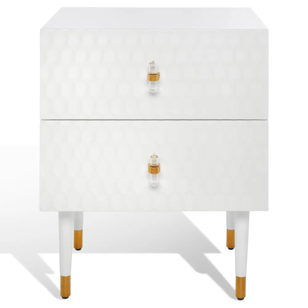 Neptune 2 Drawer Side Table