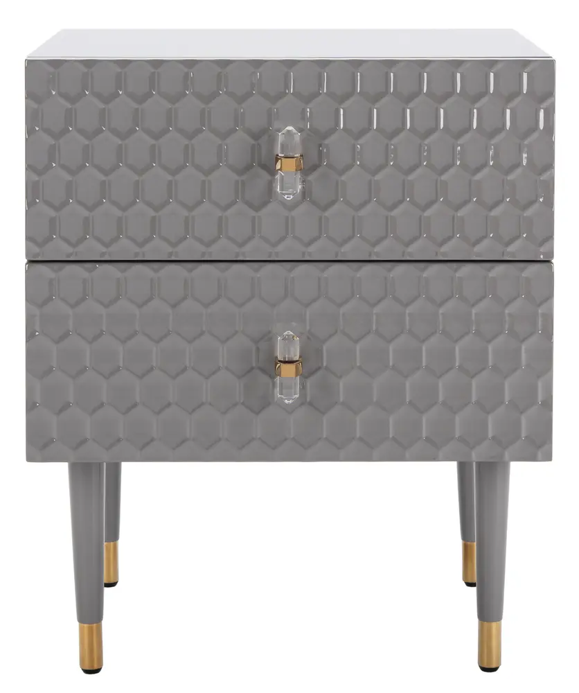 Neptune 2 Drawer Side Table