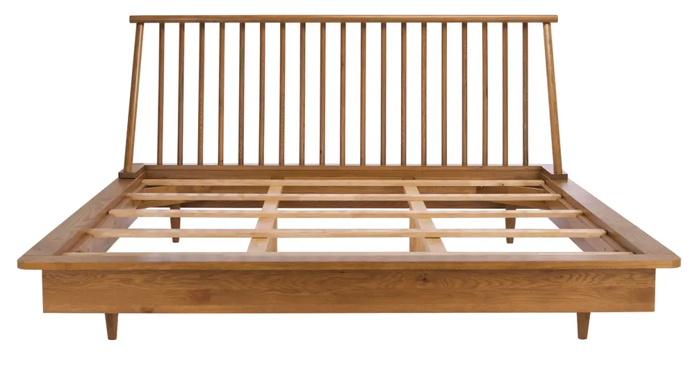 Cassius Wood Spindle Bed