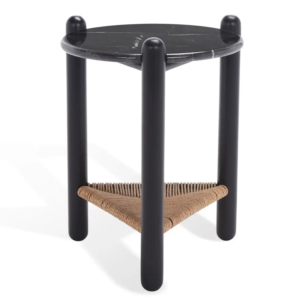 Macianna Woven Shelf Accent Table