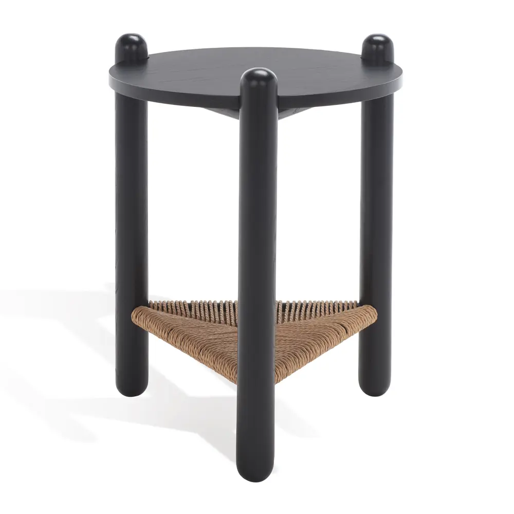 Macianna Woven Shelf Accent Table