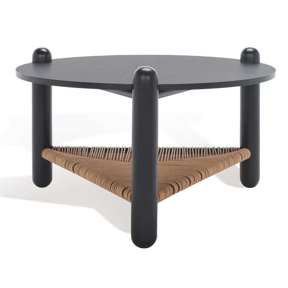 Macianna Woven Shelf Coffee Table