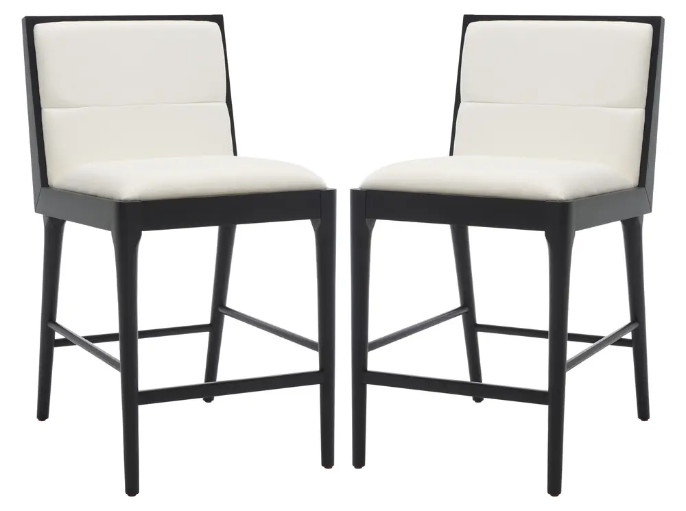 Laycee Linen And Wood Counter Stool