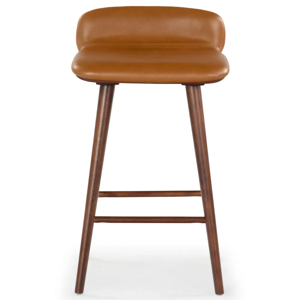 Tazmyn Leather Counter Stool