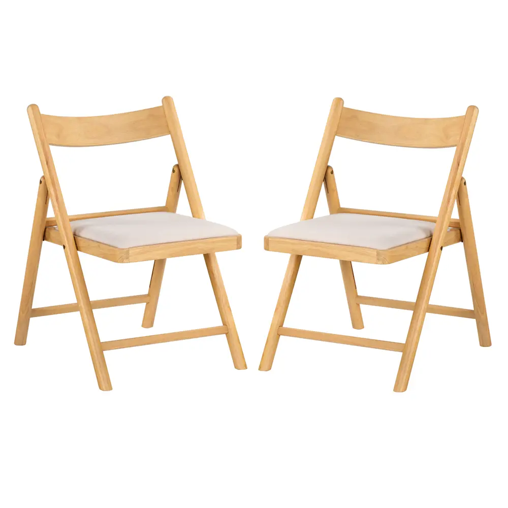 Jacie Linen Seat Folding Chair
