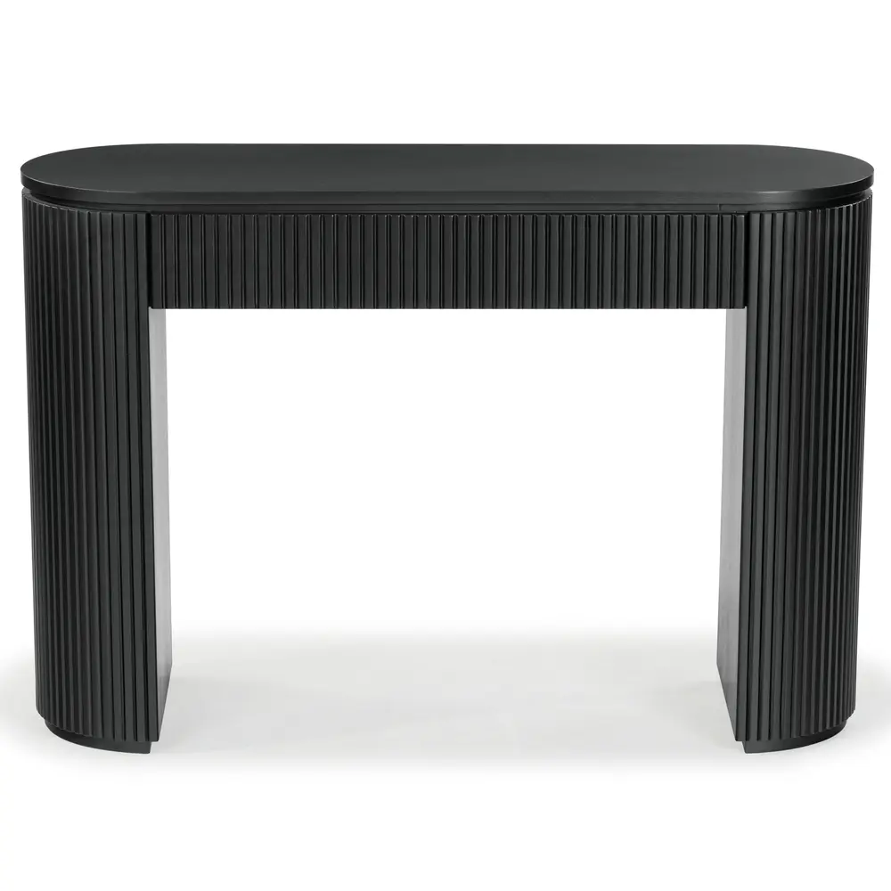 Rikki Fluted 1 Drawer Wood Console