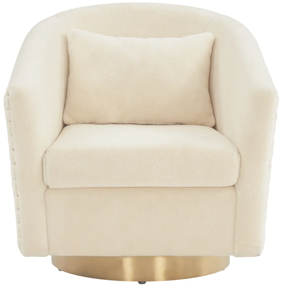 Clara Quilted Swivel Tub Chair