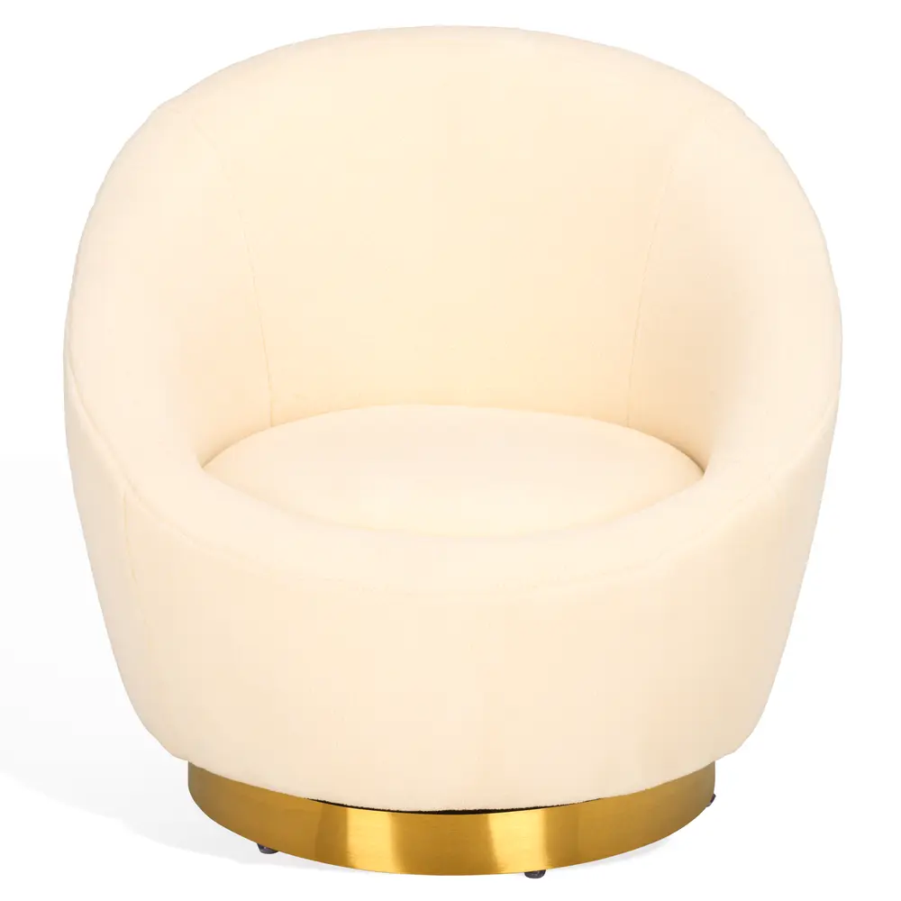 Pippa Faux Shearling Swivel Chair