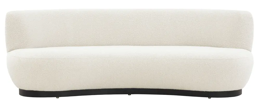 Stevie Boucle Curved Back Sofa
