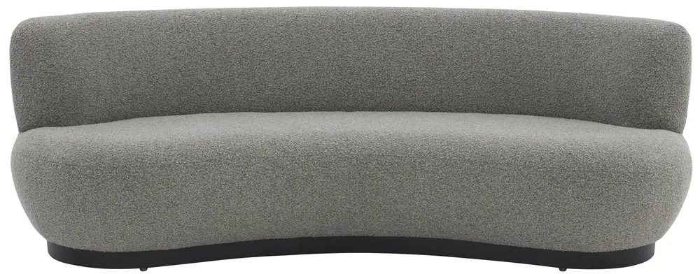 Stevie Boucle Curved Back Sofa