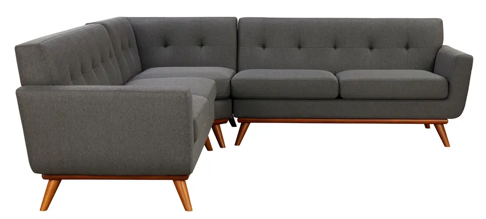 Opal Linen Tufted Corner Sectional Sofa