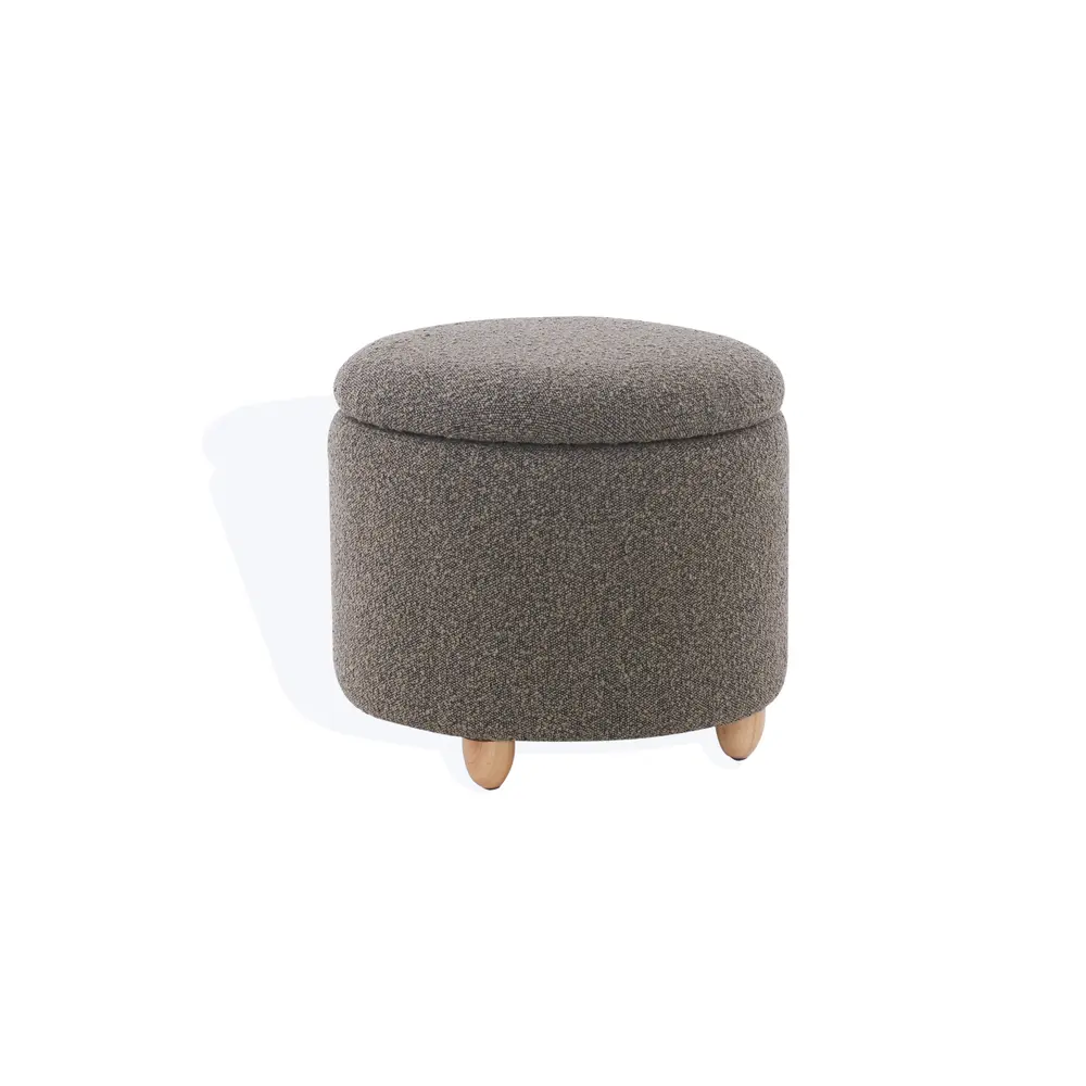 Mariabella Boucle Storage Ottoman