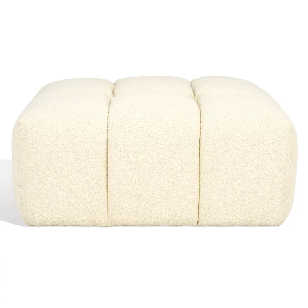 Petryna Boucle Tufted Cocktail Ottoman