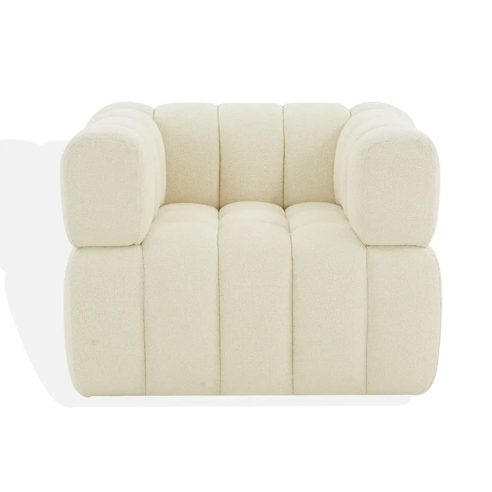 Calyna Tufted Boucle Accent Chair