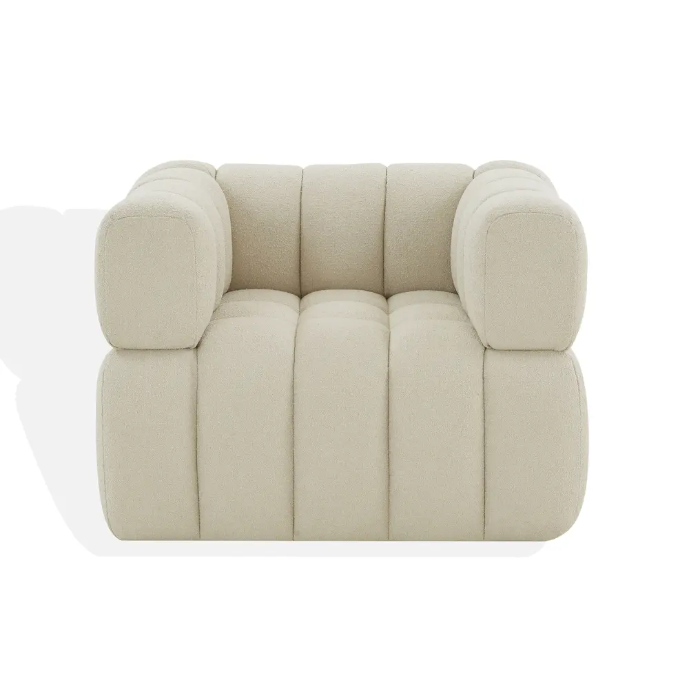 Calyna Tufted Boucle Accent Chair