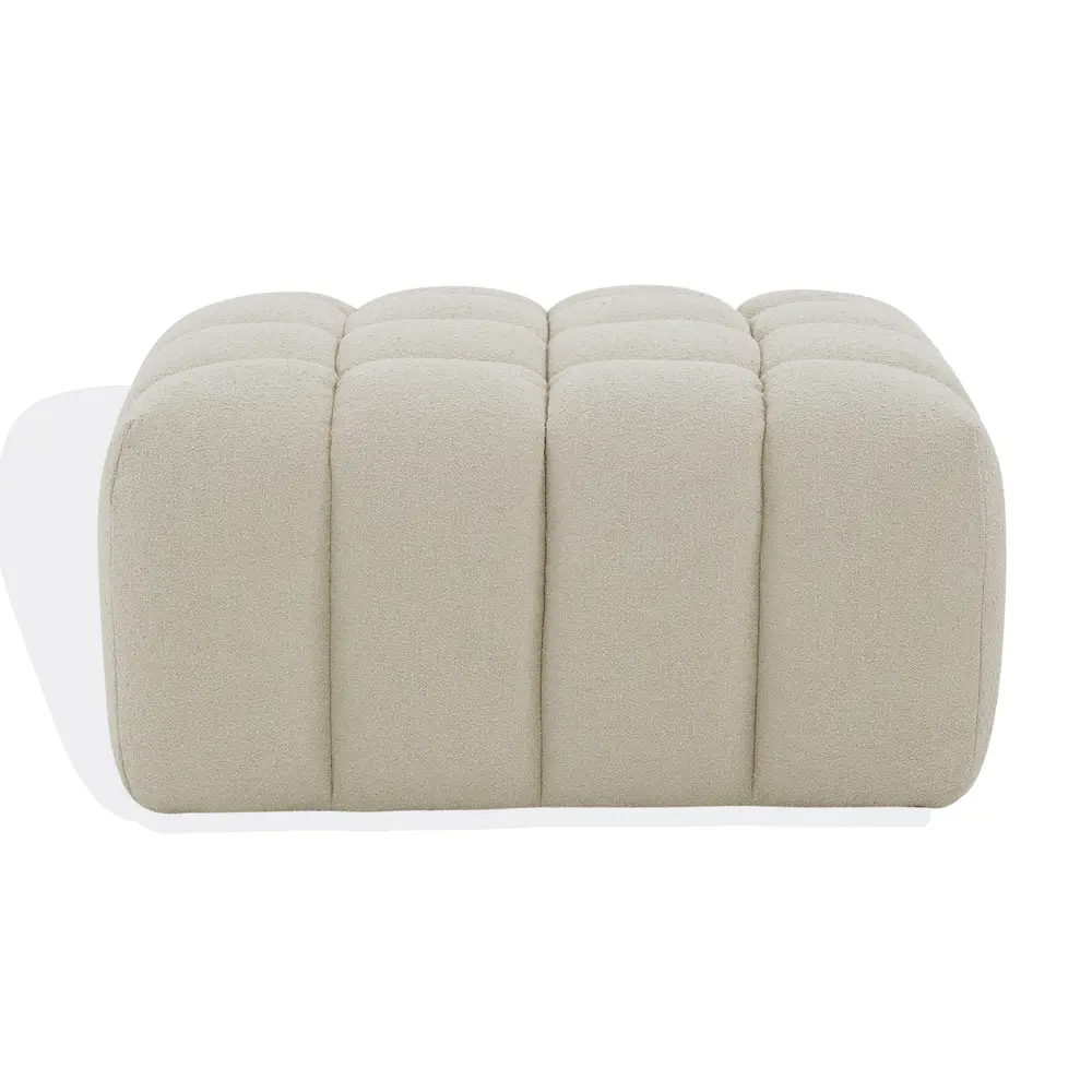 Calyna Tufted Boucle Ottoman