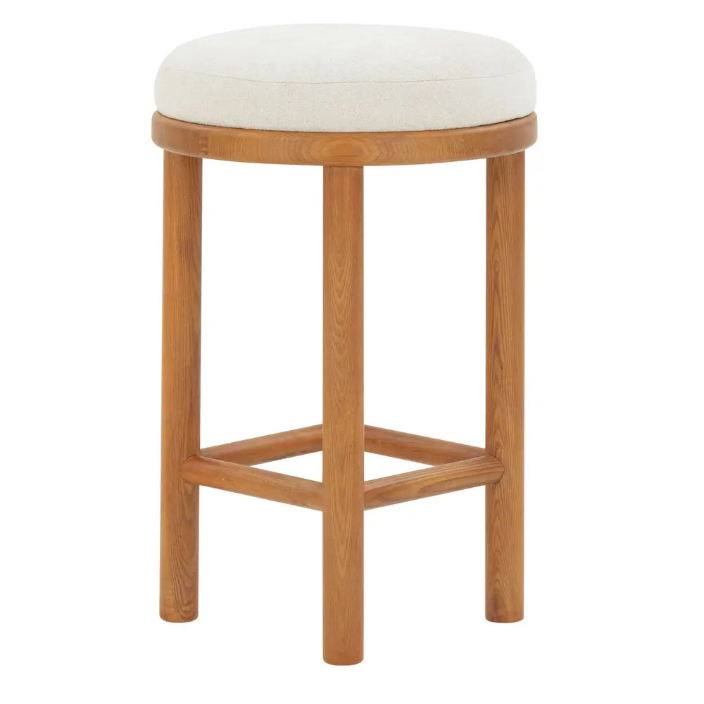 Toledo Round Wood Counter Stool