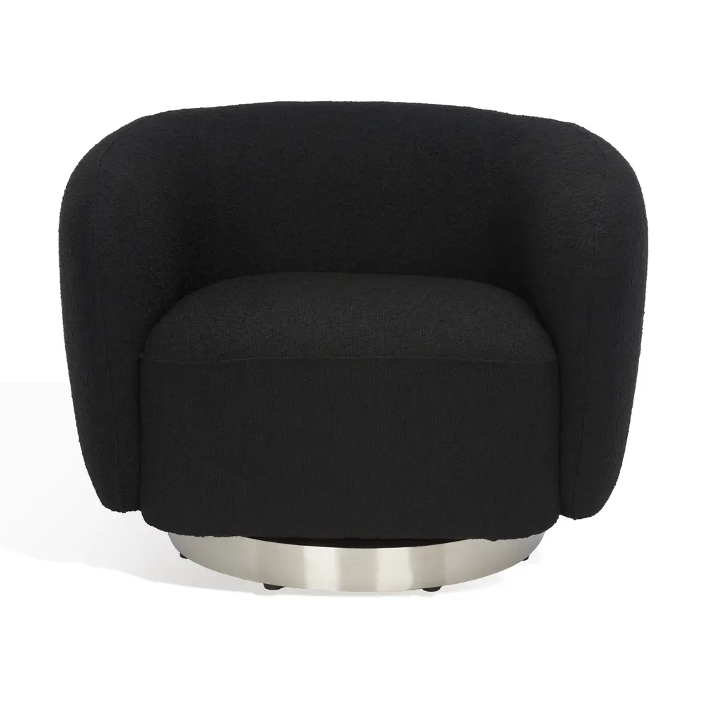 Bernard Boucle Swivel Accent Chair