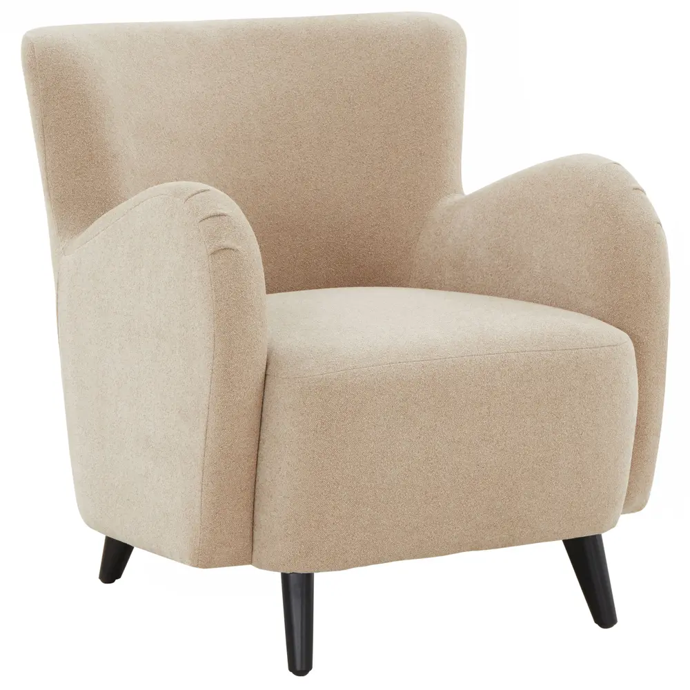 Rayanne Boucle Modern Wingback Chair