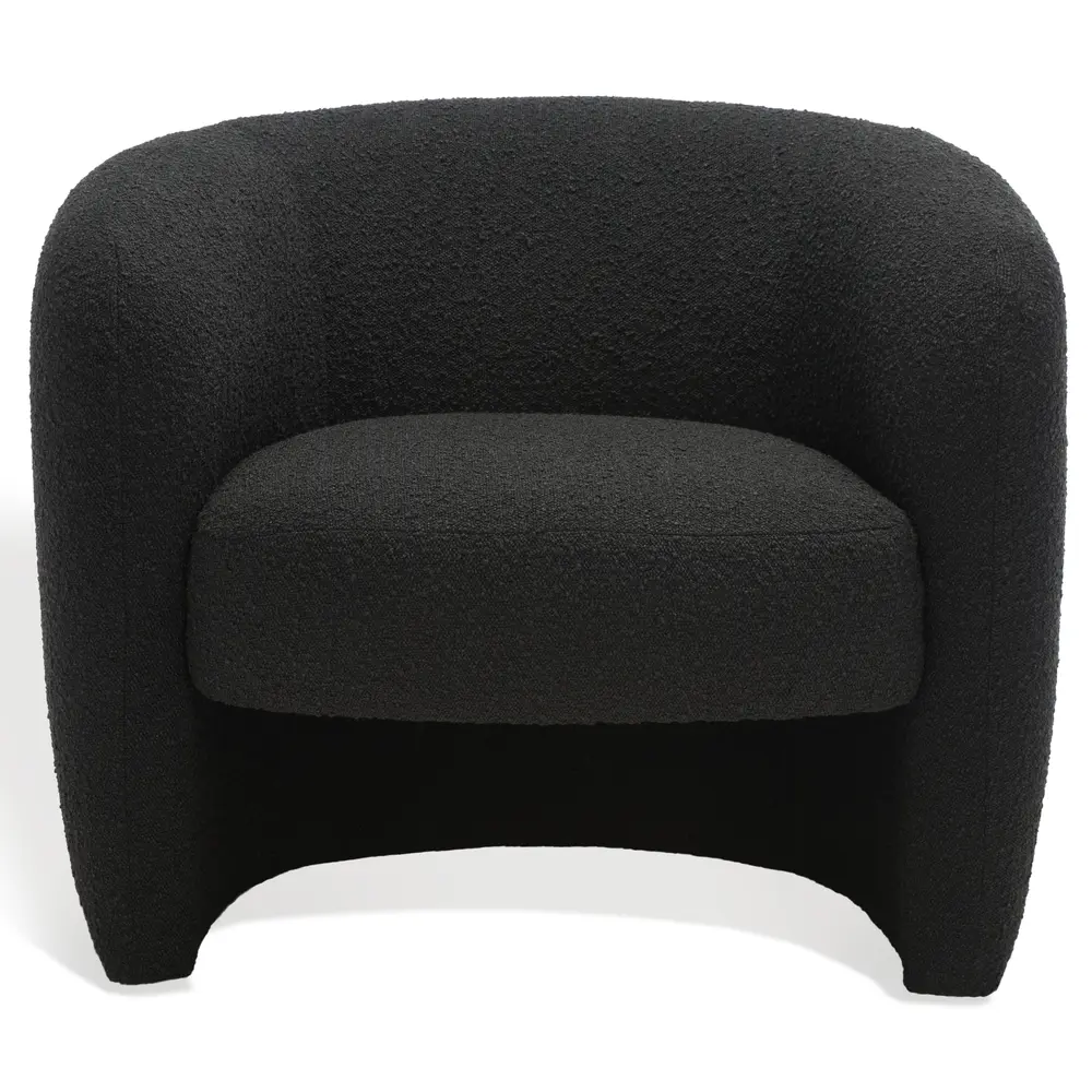 Everly Boucle Barrel Back Accent Chair