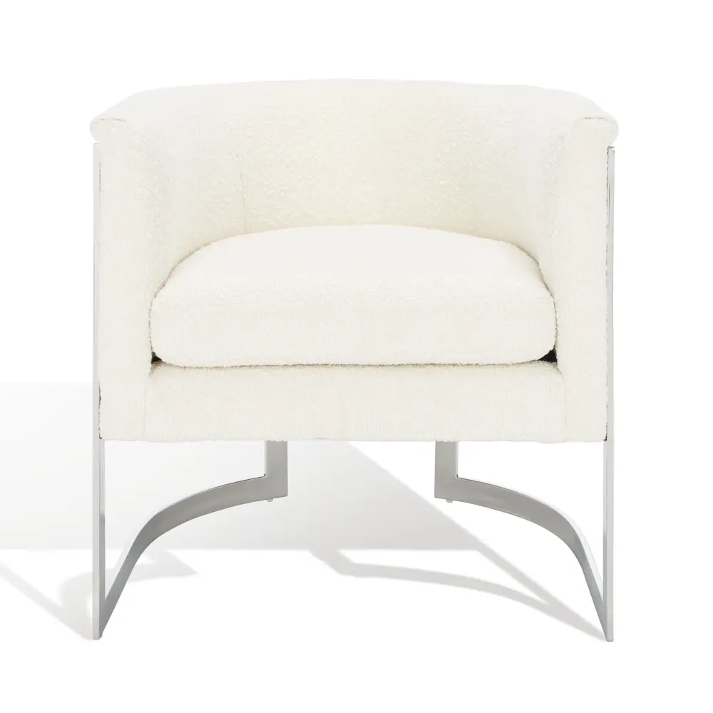 Gabby Boucle Barrel Back Accent Chair