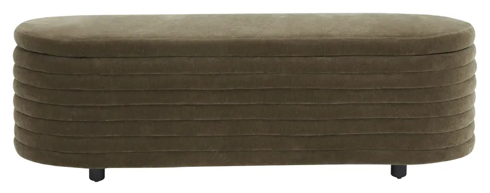 Jaymie Velvet Storage Bench