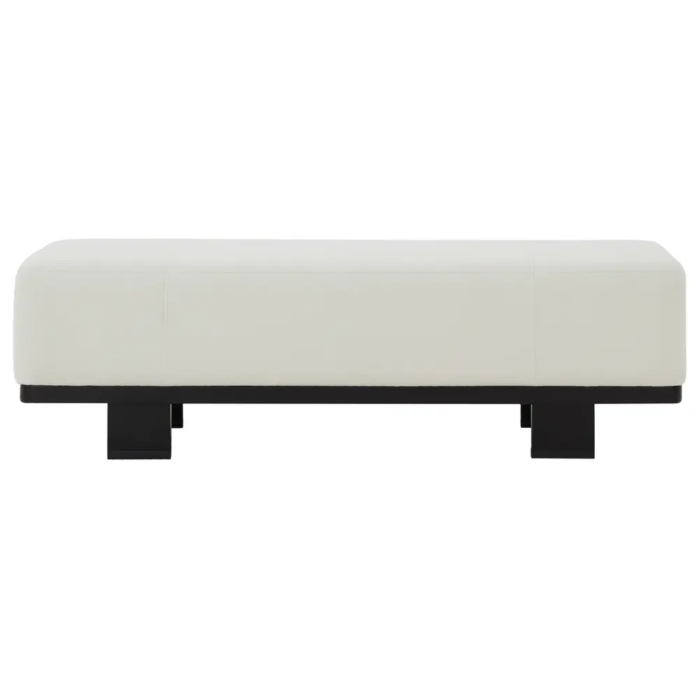 Abrianna Wood Base Bench