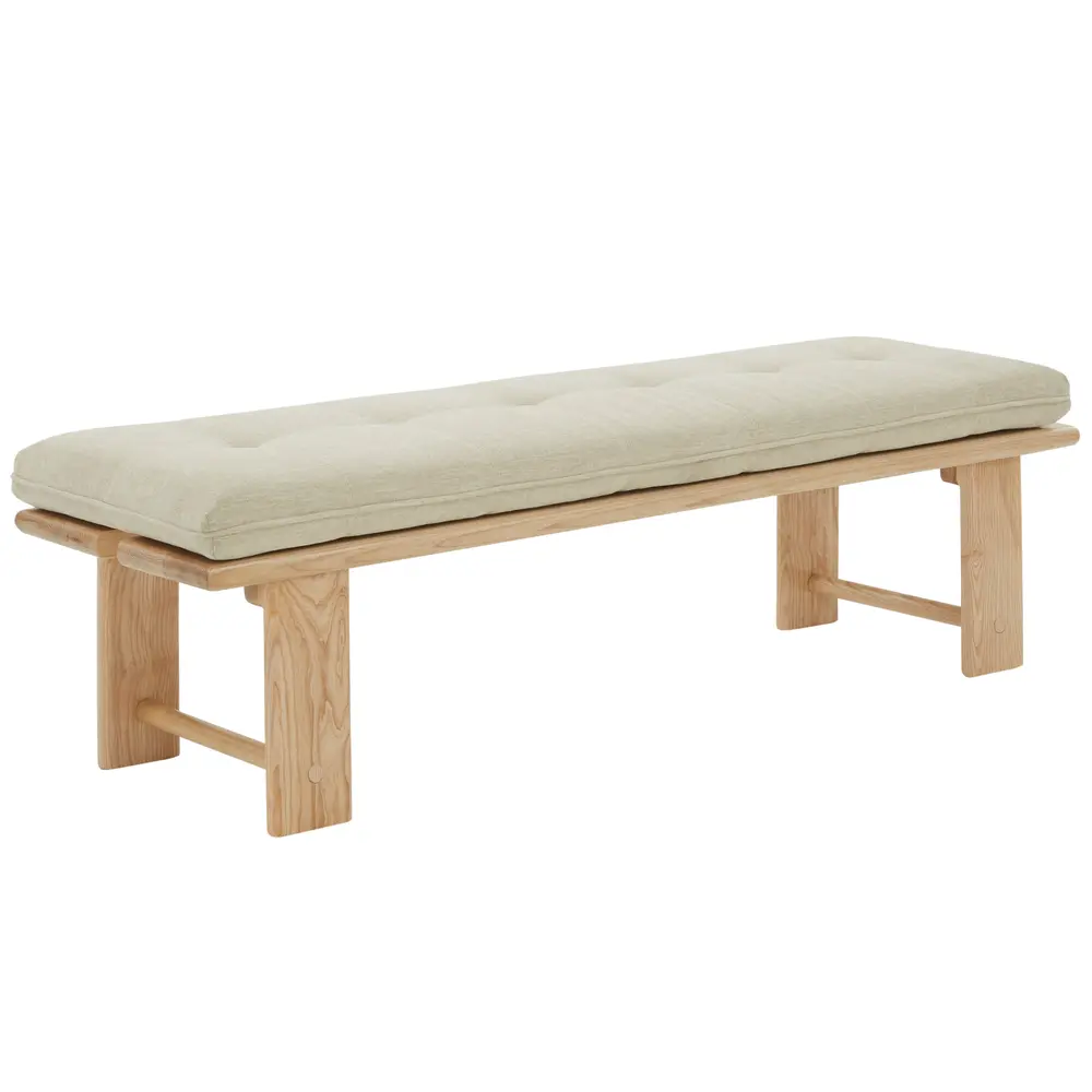 Bartolili Wood & Cushion Bench