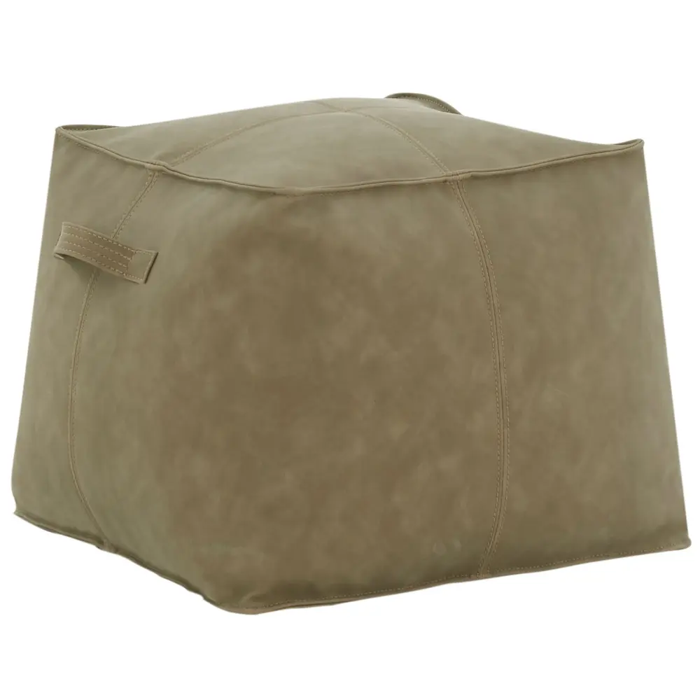 Pablo Vegan Leather Pouf