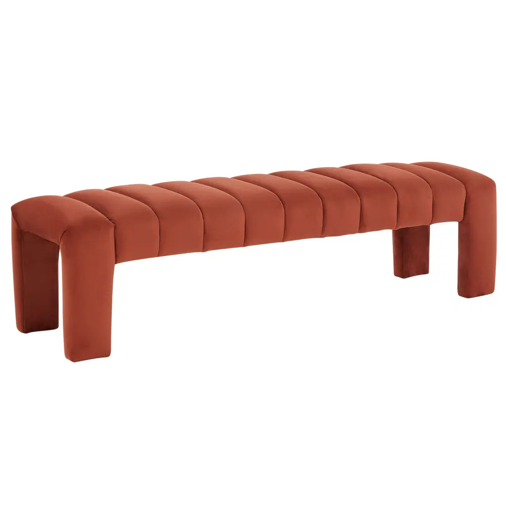 Bellisima Channel Tufted Bench