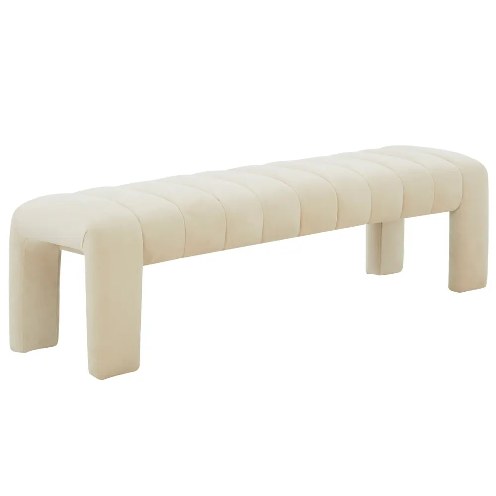 Bellisima Channel Tufted Bench
