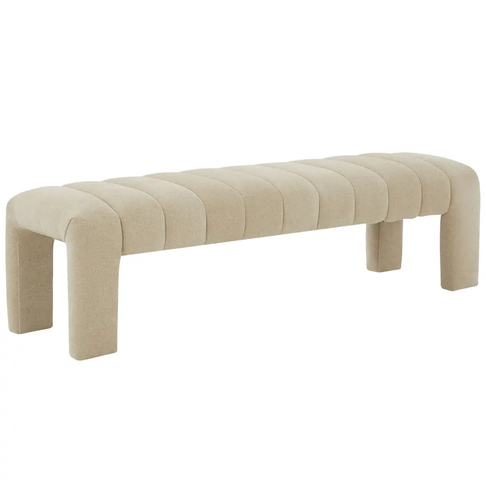 Bellisima Channel Tufted Bench