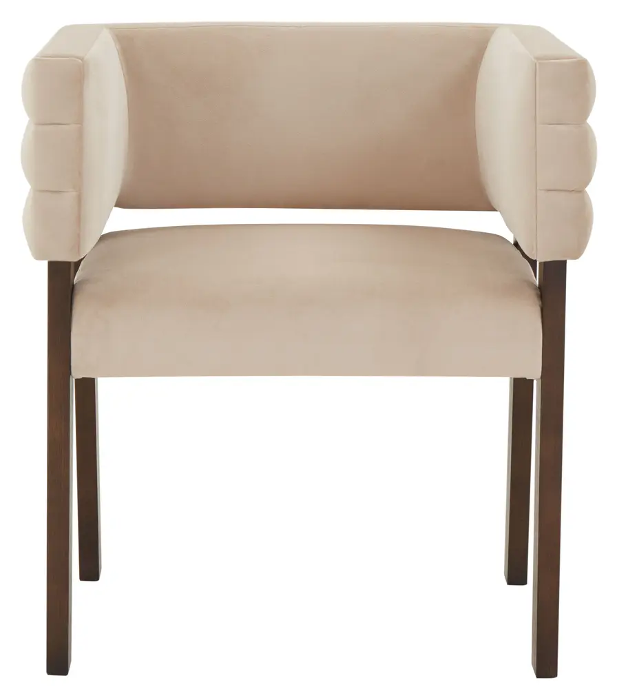 Phineus Velvet Channel Tufted Dining Chair