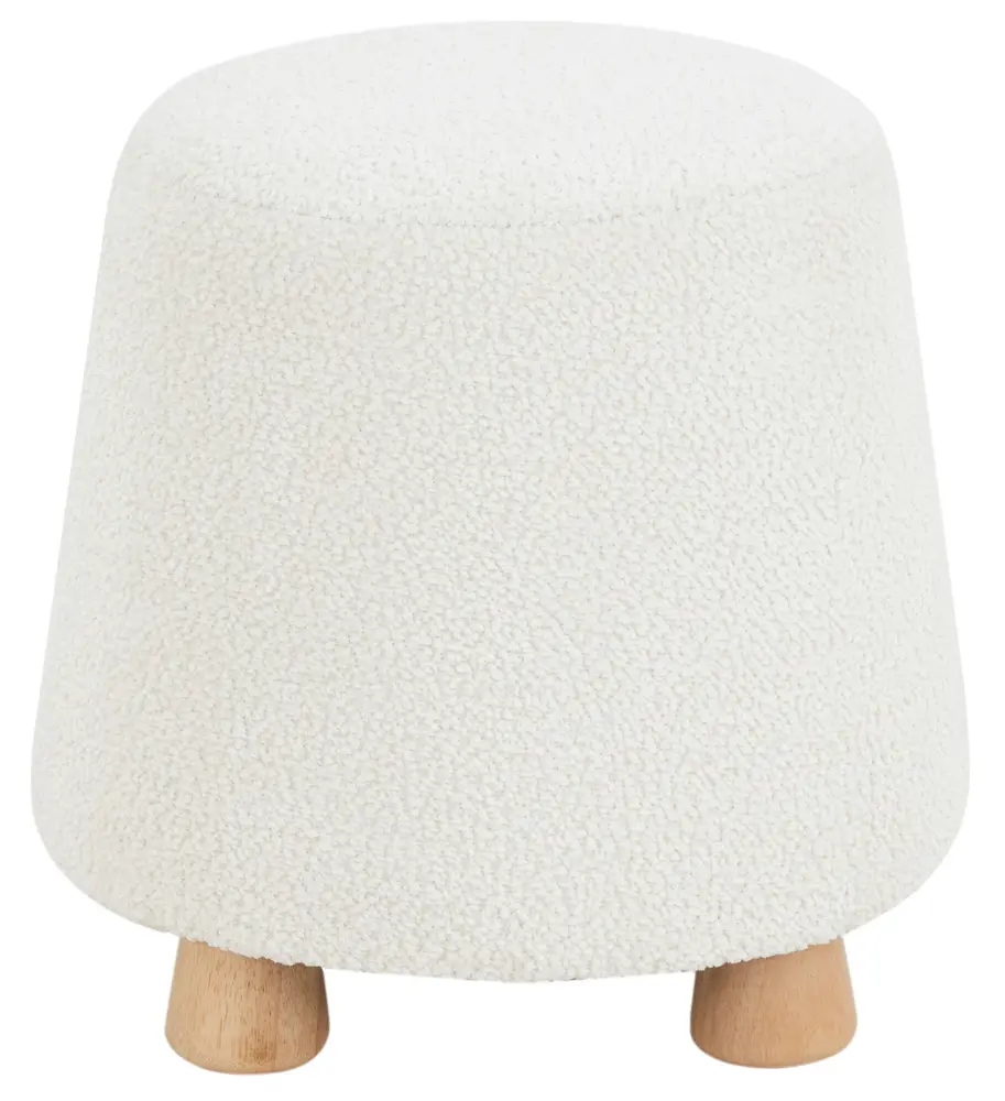 Denison Round Chenille Ottoman